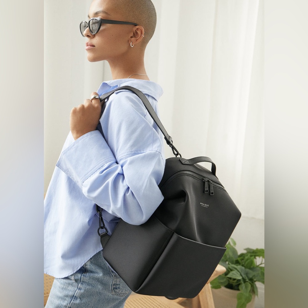Mina Baie Stevie Midi Nylon Gunmetal